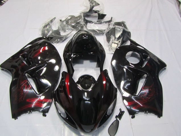 Rojo Brillo Profundo 97-07 Suzuki GSXR 1300 Carenado Rojo Brillo Profundo 97-07 Suzuki GSXR 1300 Carenado