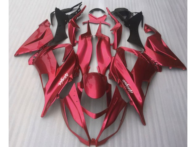 Rojo Caramelo Brillo 16-19 Kawasaki ZX10R Carenado Rojo Caramelo Brillo 16-19 Kawasaki ZX10R Carenado