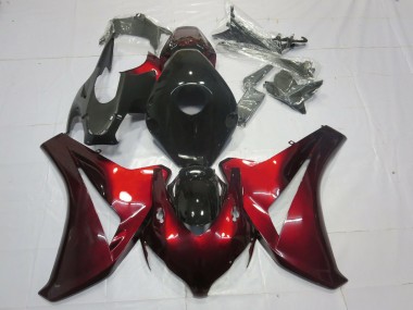 Rojo Caramelo & Negro 08-11 Honda CBR1000RR Carenado