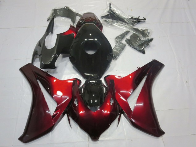 Rojo Caramelo & Negro 08-11 Honda CBR1000RR Carenado Rojo Caramelo & Negro 08-11 Honda CBR1000RR Carenado