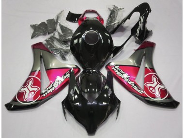Rojo Caramelo Sobre Negro Personalizado 08-11 Honda CBR1000RR Carenado