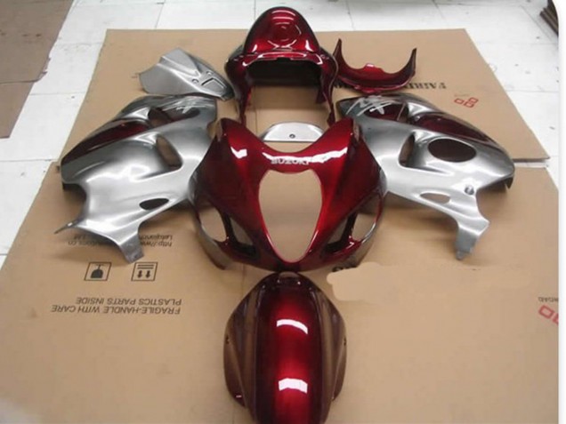 Rojo D Plata 97-07 Suzuki GSXR 1300 Carenado Rojo D Plata 97-07 Suzuki GSXR 1300 Carenado