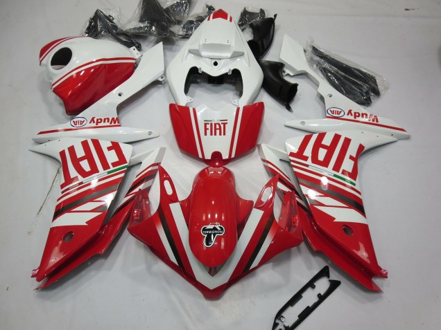 Rojo Fiat 07-08 Yamaha R1 Carenado