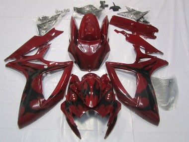 Rojo Granate 06-07 Suzuki GSXR 600-750 Carenado