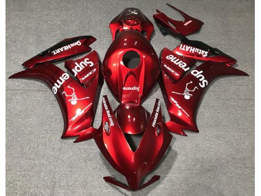 Rojo Intenso Personalizado 12-16 Honda CBR1000RR Carenado