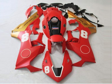 Rojo Mate & Oro Mate 17-23 Honda CBR1000RR Carenado