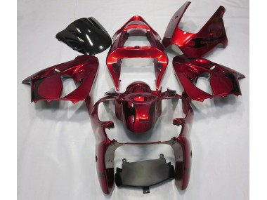 Rojo Metálico 00-02 Kawasaki ZX6R Carenado