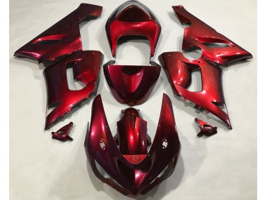 Rojo Metálico 05-06 Kawasaki ZX6R Carenado