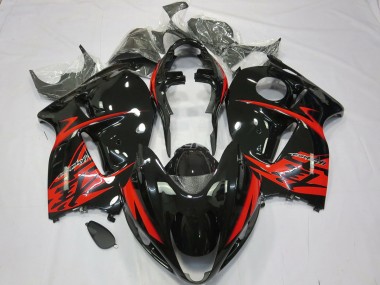 Rojo & Negro 97-07 Suzuki GSXR 1300 Carenado