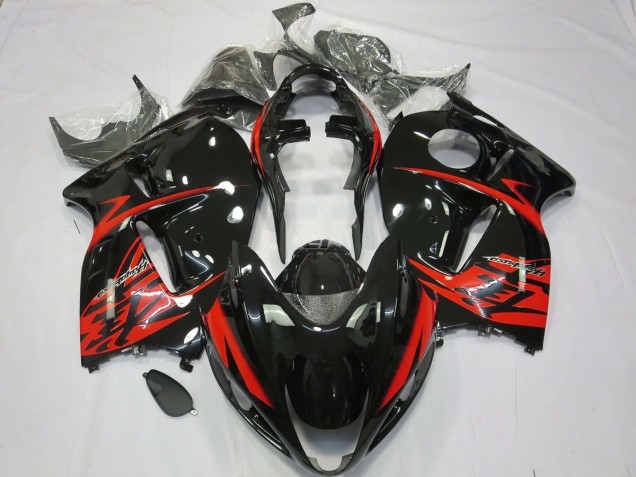 Rojo & Negro 97-07 Suzuki GSXR 1300 Carenado Rojo & Negro 97-07 Suzuki GSXR 1300 Carenado