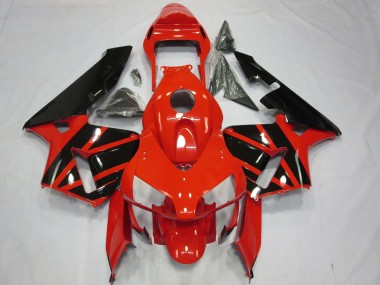 Rojo Negro OEM Estilos 03-04 Honda CBR600RR Carenado