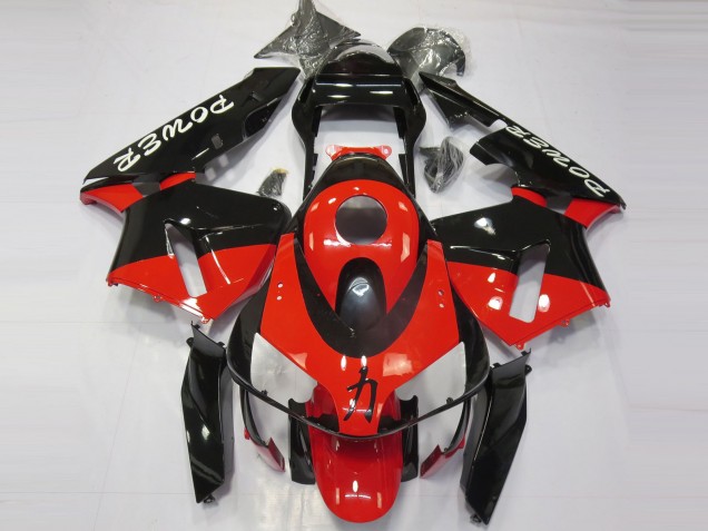 Rojo Negro Poder 03-04 Honda CBR600RR Carenado Rojo Negro Poder 03-04 Honda CBR600RR Carenado