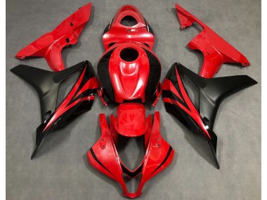 Rojo Perla & Negro 07-08 Honda CBR600RR Carenado