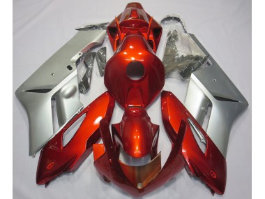 Rojo Plata 04-05 Honda CBR1000RR Carenado