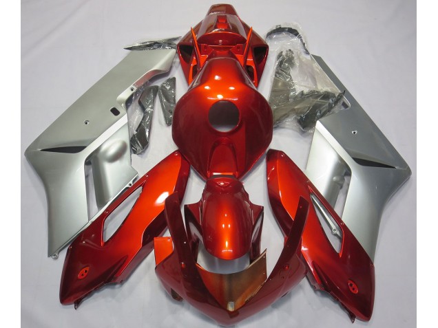 Rojo Plata 04-05 Honda CBR1000RR Carenado Rojo Plata 04-05 Honda CBR1000RR Carenado