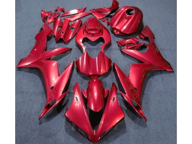 Rojo Sólido 04-06 Yamaha R1 Carenado
