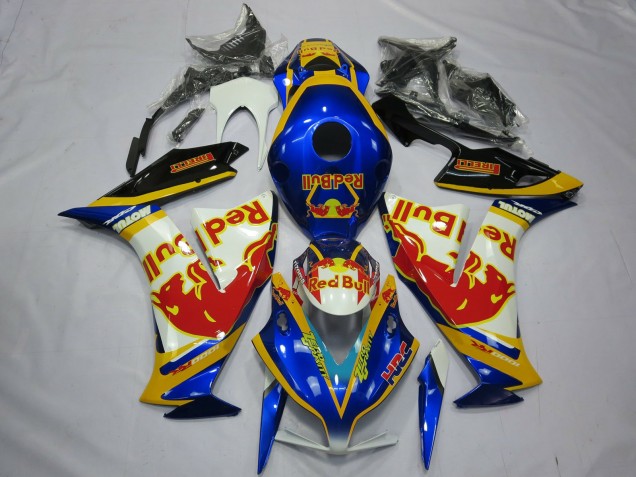 Rojo Toro Amarillo 12-16 Honda CBR1000RR Carenado Rojo Toro Amarillo 12-16 Honda CBR1000RR Carenado