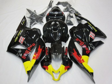 Rojo Toro Negro Brillante 09-12 Honda CBR600RR Carenado