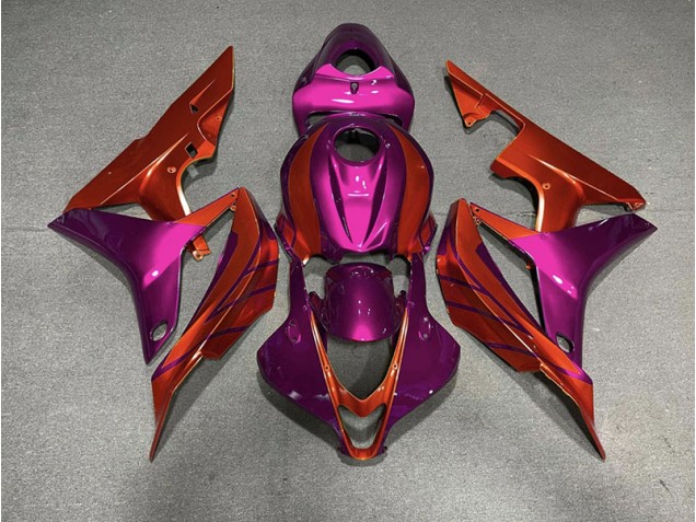 Rojo Violáceo 07-08 Honda CBR600RR Carenado Rojo Violáceo 07-08 Honda CBR600RR Carenado