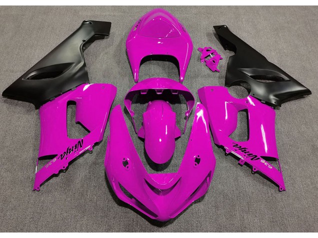 Rosa Brillante 05-06 Kawasaki ZX6R Carenado Rosa Brillante 05-06 Kawasaki ZX6R Carenado