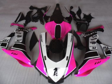 Rosa Brillante & Blanco 15-19 Yamaha R1 Carenado