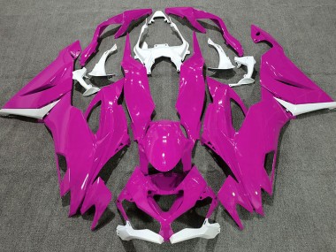 Rosa Brillante & Blanco 19-23 Kawasaki ZX6R Carenado