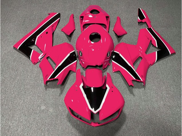 Rosa Brillante Brillante & Negro 13-23 Honda CBR600RR Carenado Rosa Brillante Brillante & Negro 13-23 Honda CBR600RR Carenado