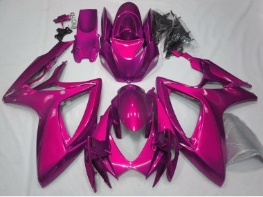 Rosa Brillante Liso 06-07 Suzuki GSXR 600-750 Carenado