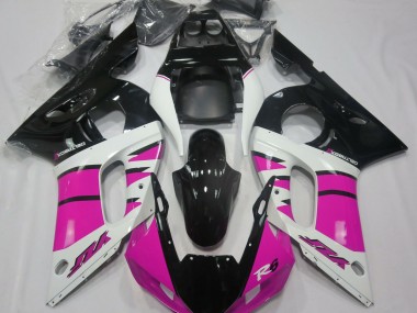 Rosa Brillante & Negro 98-02 Yamaha R6 Carenado