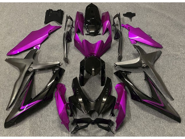 Rosa Brillante & Verde R 08-10 Suzuki GSXR 600-750 Carenado Rosa Brillante & Verde R 08-10 Suzuki GSXR 600-750 Carenado