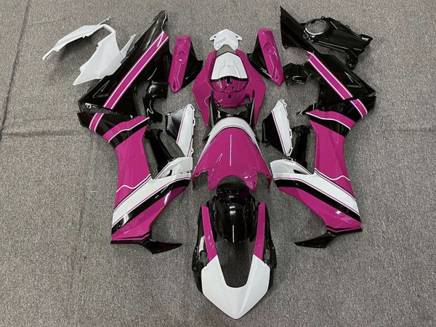 Rosa Brillo Blanco & Negro 17-23 Honda CBR1000RR Carenado Rosa Brillo Blanco & Negro 17-23 Honda CBR1000RR Carenado