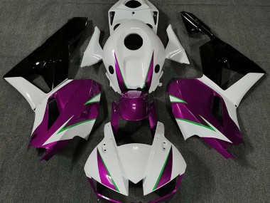 Rosa Brillo Blanco & Verde 13-23 Honda CBR600RR Carenado