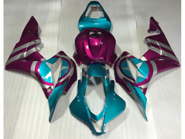 Rosa Capitán América 07-08 Honda CBR600RR Carenado Rosa Capitán América 07-08 Honda CBR600RR Carenado
