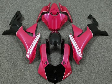 Rosa Fuerte & Negro 15-19 Yamaha R1 Carenado