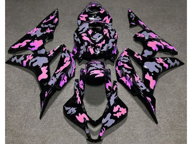 Rosa & Gris Camuflaje 07-08 Honda CBR600RR Carenado