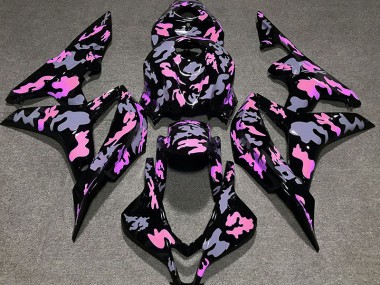 Rosa & Gris Camuflaje 07-08 Honda CBR600RR Carenado