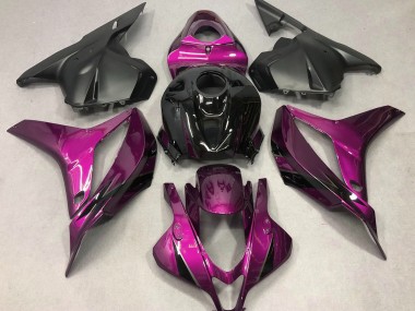 Rosa Intenso Con Negro 09-12 Honda CBR600RR Carenado