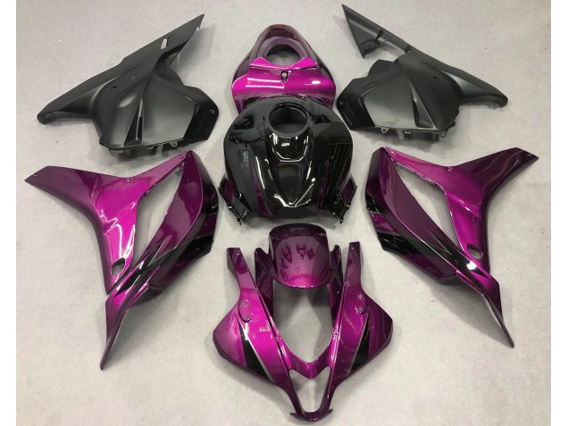 Rosa Intenso Con Negro 09-12 Honda CBR600RR Carenado Rosa Intenso Con Negro 09-12 Honda CBR600RR Carenado