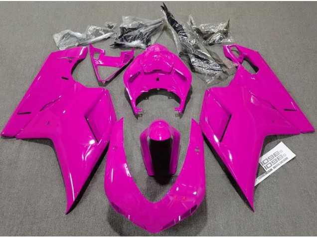 Rosa Liso Brillante 07-14 Ducati 848 1098 1198 Carenado Rosa Liso Brillante 07-14 Ducati 848 1098 1198 Carenado