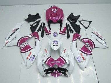 Rosa Lucky Strike 08-10 Suzuki GSXR 600-750 Carenado