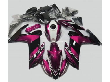 Rosa & Negro Brillante 15-18 Yamaha R3 Carenado