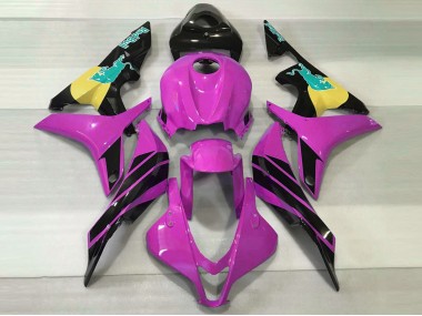 Rosa & Verde Azulado Toro 07-08 Honda CBR600RR Carenado