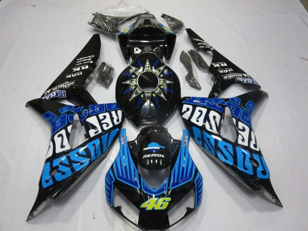 Rossi Azul Brillante 06-07 Honda CBR1000RR Carenado Rossi Azul Brillante 06-07 Honda CBR1000RR Carenado