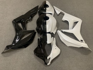Split Negro Brillo / Blanco 07-08 Honda CBR600RR Carenado