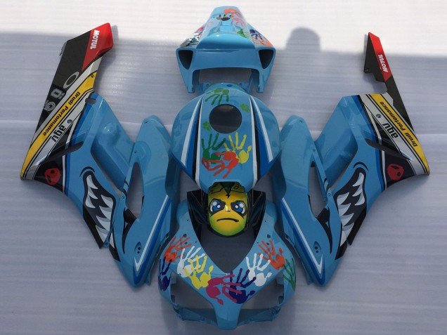 Tiburón Azul 04-05 Honda CBR1000RR Carenado Tiburón Azul 04-05 Honda CBR1000RR Carenado