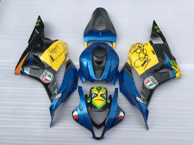 Tiburón Azul 09-12 Honda CBR600RR Carenado Tiburón Azul 09-12 Honda CBR600RR Carenado