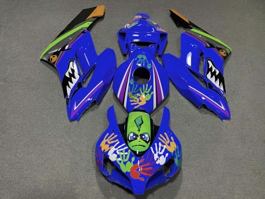 Tiburón Azul Oscuro 04-05 Honda CBR1000RR Carenado