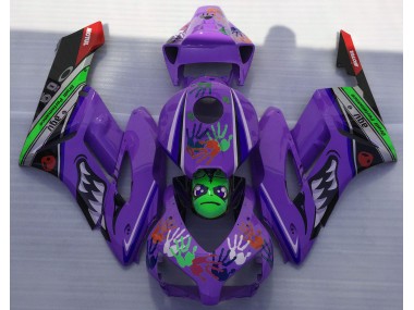 Tiburón Morado 04-05 Honda CBR1000RR Carenado