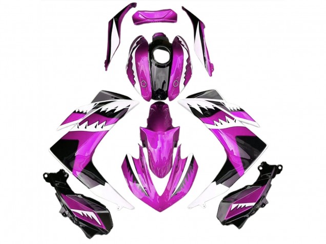 Tiburón Rosa 15-18 Yamaha R3 Carenado