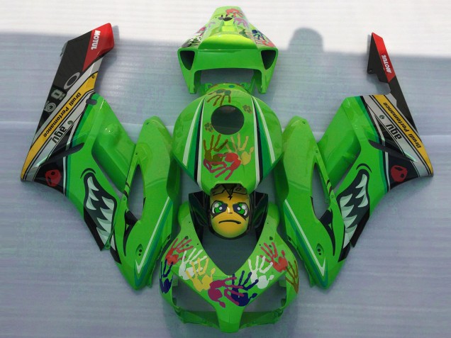 Tiburón Verde 04-05 Honda CBR1000RR Carenado Tiburón Verde 04-05 Honda CBR1000RR Carenado